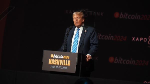 Bitcoin price could be tied to the outcome of the U.S. election, Jefferies said. (Danny Nelson/CoinDesk)