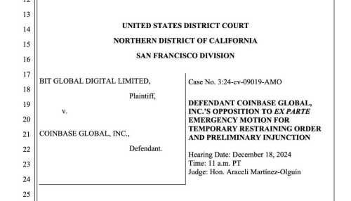 Coinbase Dismisses Justin Sun-Linked BiT Global Lawsuit Over wBTC Delisting | INFbusiness