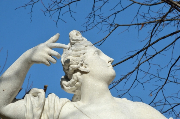 Statue of Apollo by Johann Baptist Hagenauer in Schönbrunn Palace Park, Germany