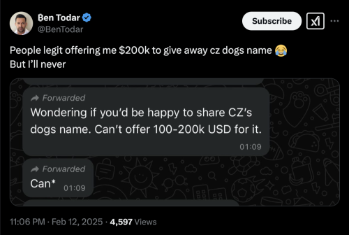 CZ Hints at Meme Coin Based on His Dog, Teases BNB Chain Involvement | INFbusiness