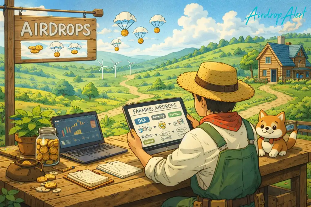 Guide to Airdrop Farming 2026: Earning Crypto the Smart Way - Airdrop Alert 12
