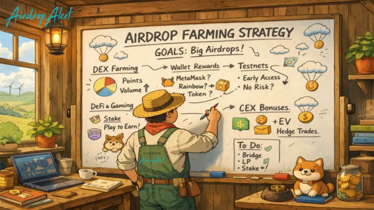 Guide to Airdrop Farming 2026: Earning Crypto the Smart Way - Airdrop Alert 4