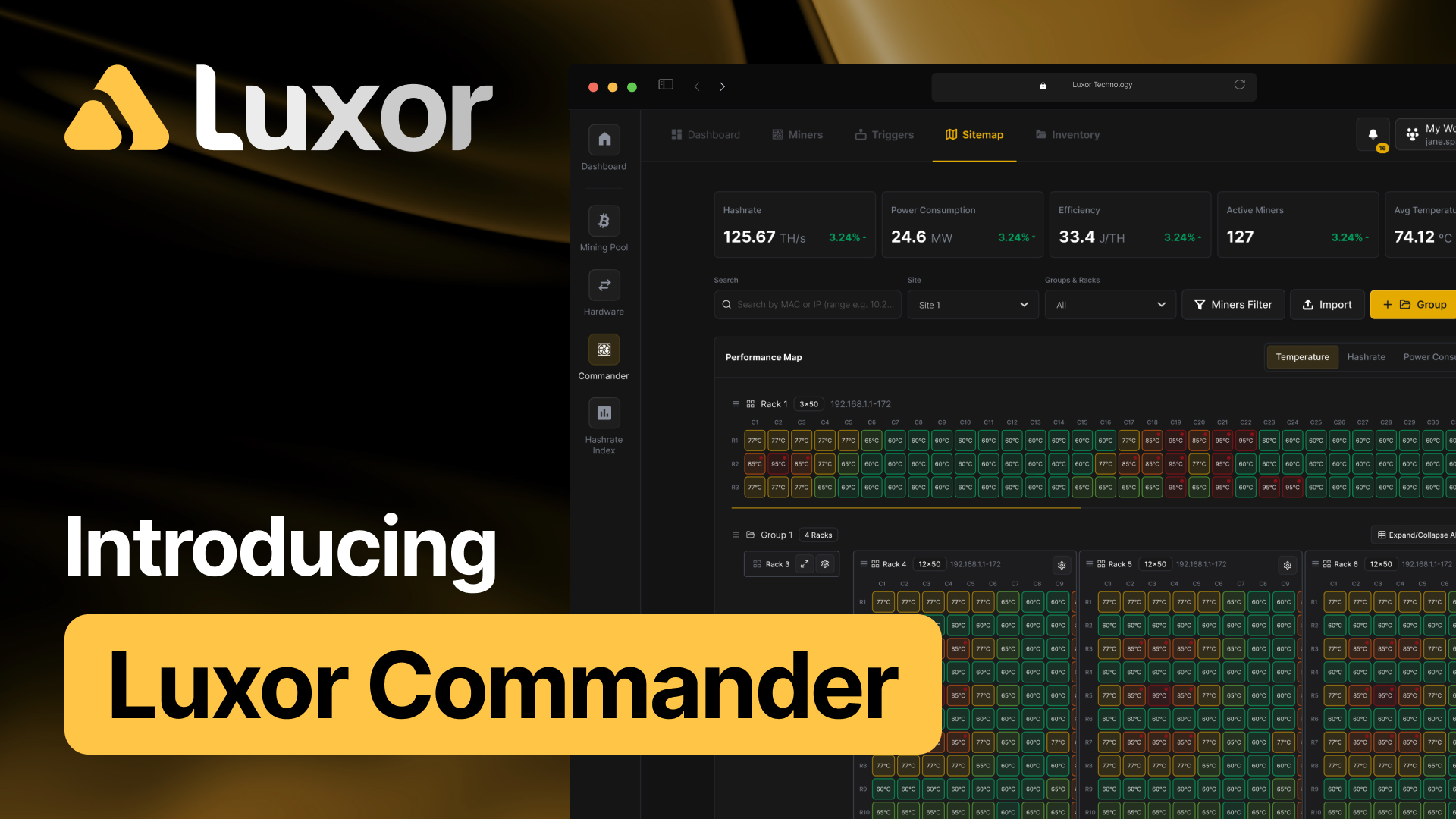 Luxor's Commander: Bitcoin Miner Management Evolved 11