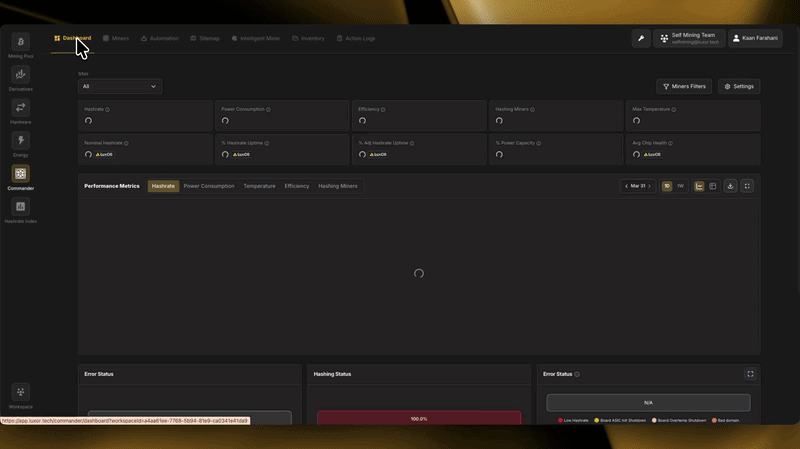 Luxor's Commander: Bitcoin Miner Management Evolved 14