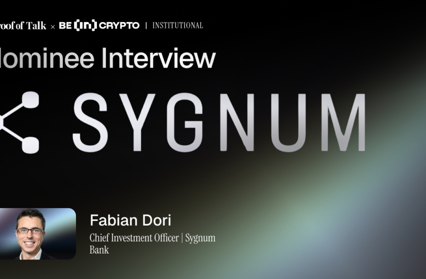 Sygnum Bank: BeInCrypto Institutional 100 Nominee