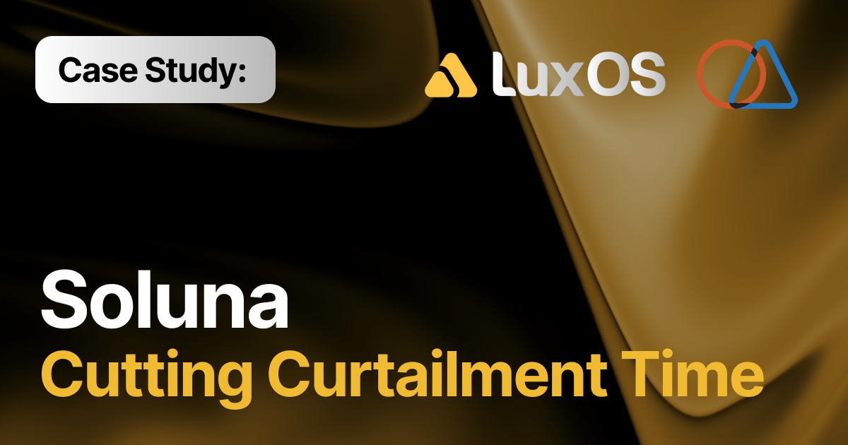 Soluna Halves Curtailment Time with LuxOS 2