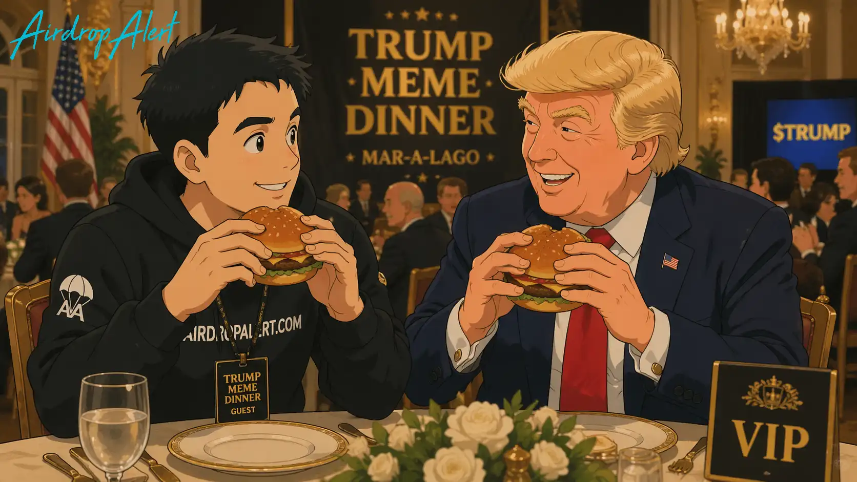 Trump Meme Dinner at Mar-a-Lago: Success Story - Airdrop Alert 5