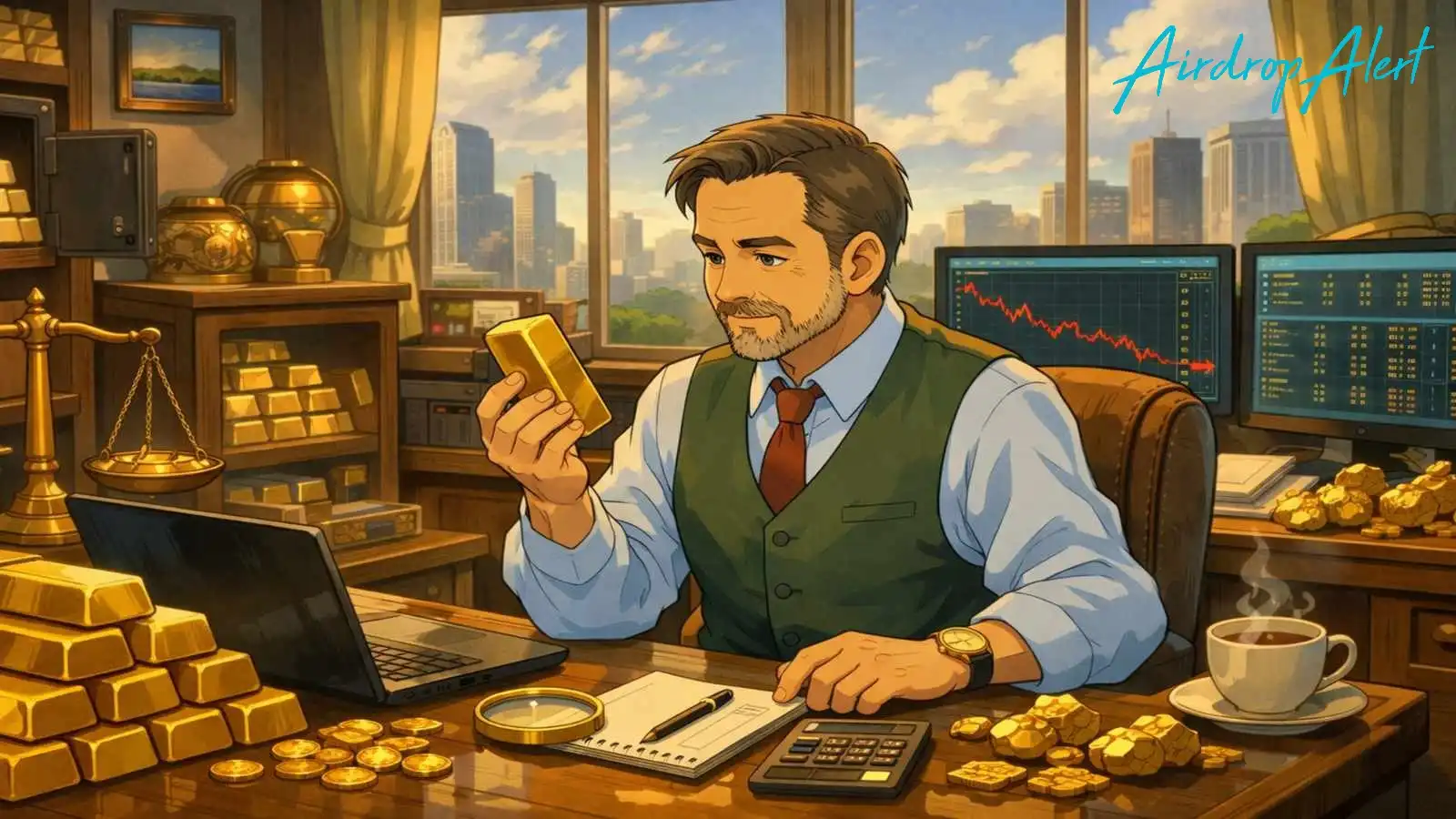 Gold Correction Opportunity for Long-Term Investors - Airdrop Alert 4