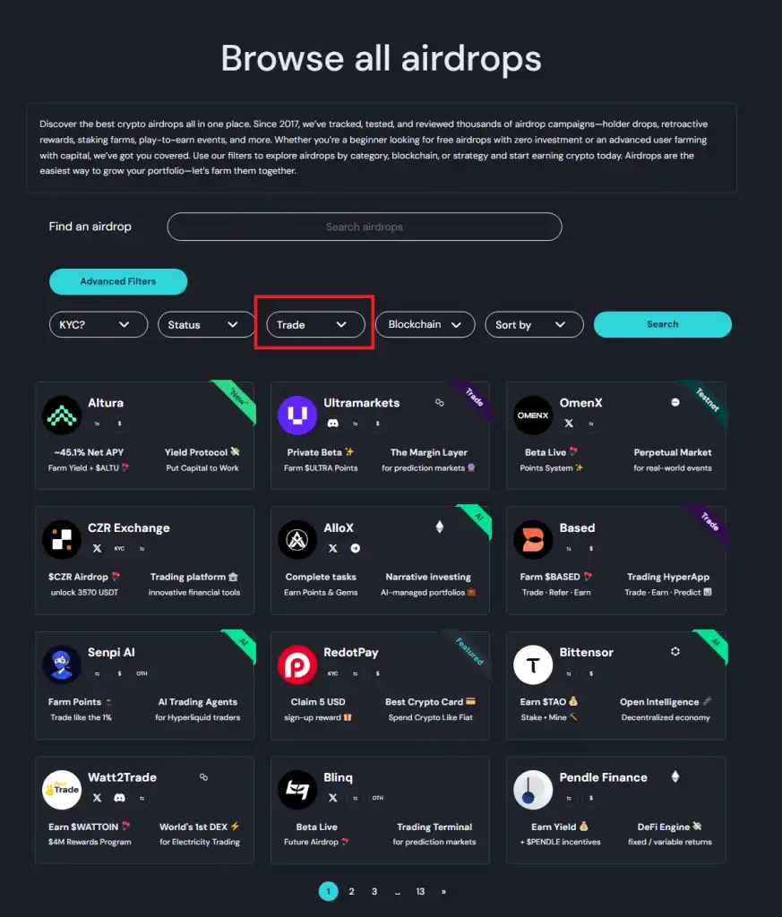 DEX Airdrops 2026: The Best Opportunities While the Market Is Quiet - Airdrop Alert DEX Airdrops 2026: Best Opportunities & Farming Guide 9