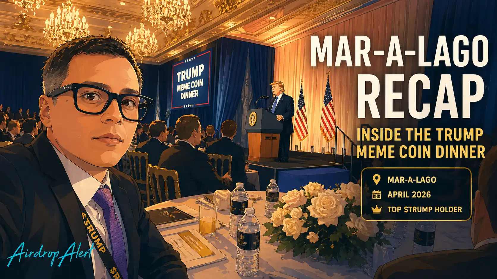 Mar-a-Lago Recap: Trump Dinner and $TRUMP Coin - Airdrop Alert 11
