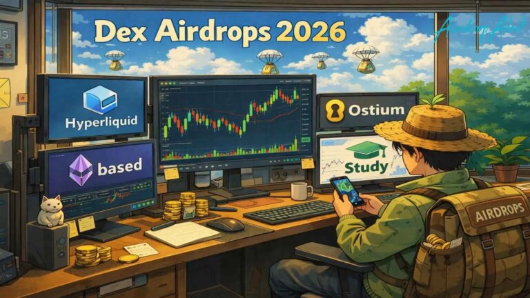DEX Airdrops 2026: The Best Opportunities While the Market Is Quiet - Airdrop Alert DEX Airdrops 2026: Best Opportunities & Farming Guide 1