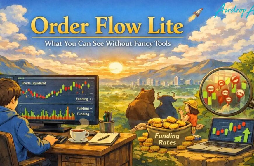 HOME 83 Trading Fundamentals Part 24: Order Flow Lite – Airdrop Alert Order Flow Explained: A Simple Guide for Traders