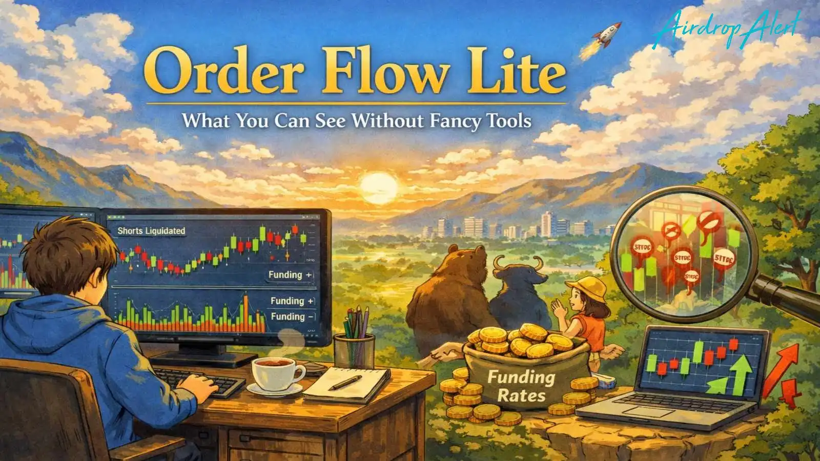 Trading Fundamentals Part 24: Order Flow Lite - Airdrop Alert Order Flow Explained: A Simple Guide for Traders 7 Trading Fundamentals Part 24: Order Flow Lite - Airdrop Alert Order Flow Explained: A Simple Guide for Traders 7