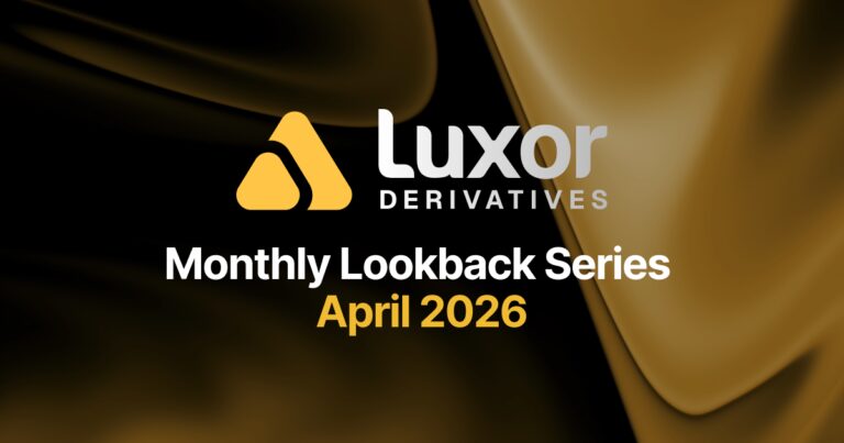Luxor Hashrate Report: April 2026 Insights 17