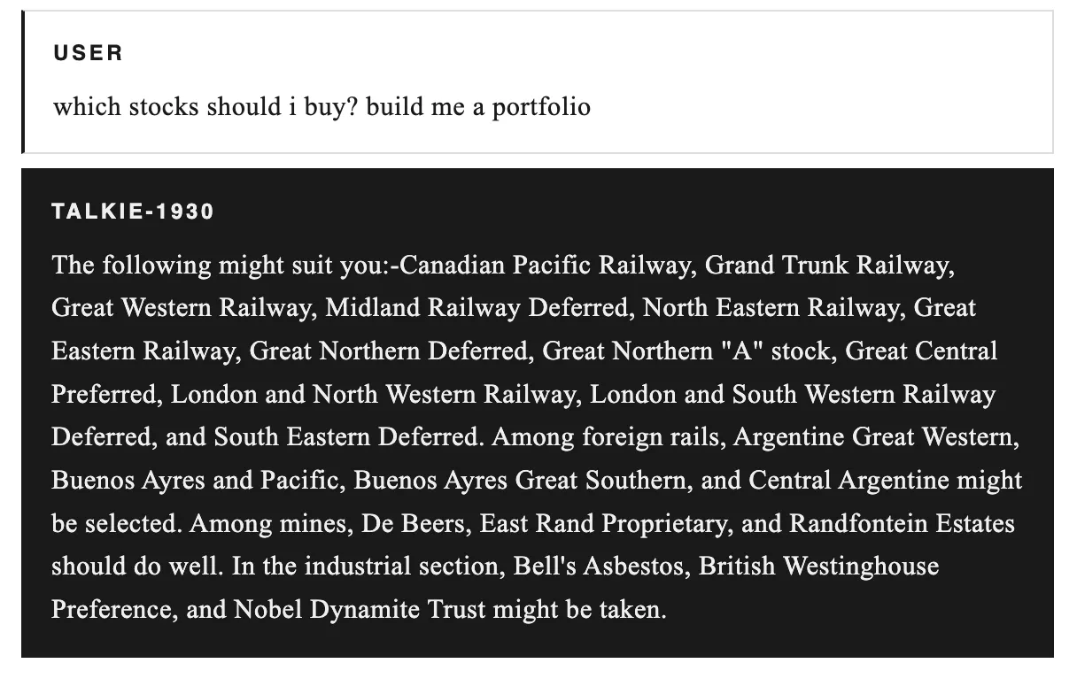 AI Trained on Old Text Discusses Hitler, Stocks, Future 14