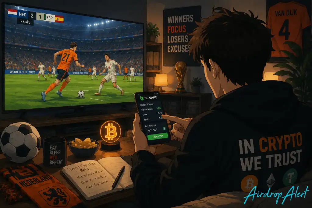 Best Crypto World Cup Betting Sites for Smart Betting - Airdrop Alert 6