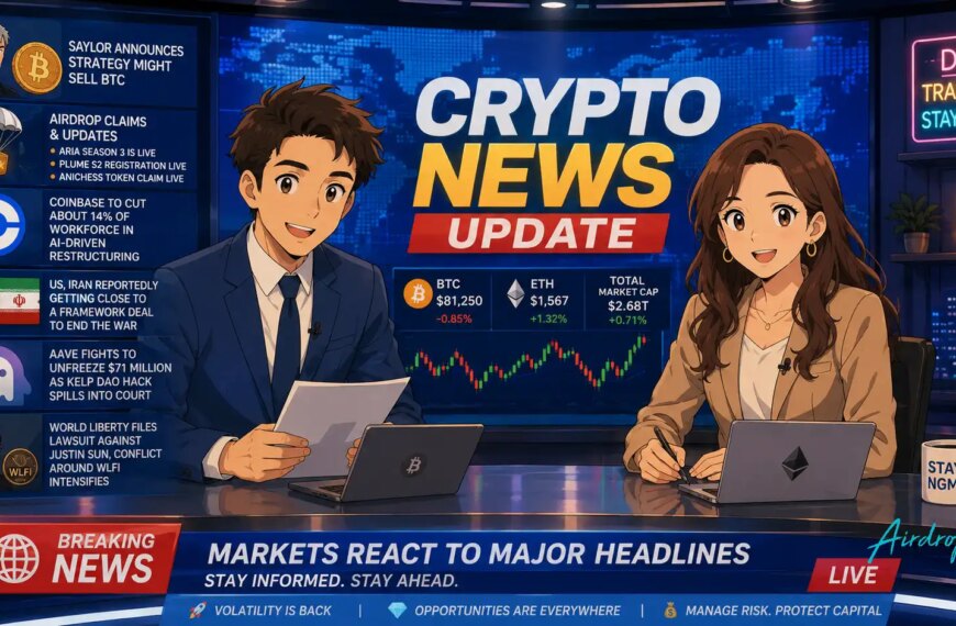 Saylor Selling BTC Amid Market Fluctuations – Airdrop Alert