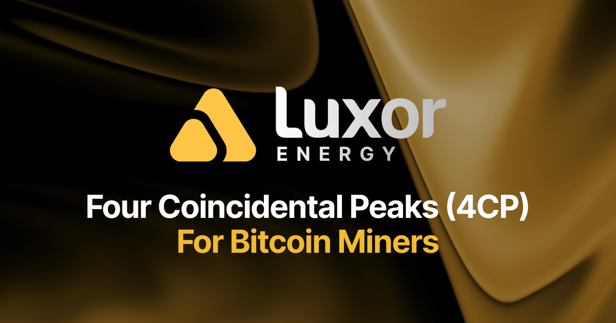 Bitcoin Miners Face 4CP: ERCOT Transmission Costs Explained 3