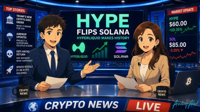 HYPE Flips Solana: A Crypto Market Overview - Airdrop Alert 19