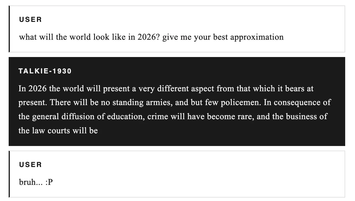 AI Trained on Old Text Discusses Hitler, Stocks, Future 13