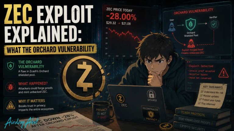 ZEC Exploit: What Happened During the Crash - Airdrop Alert 11 ZEC Exploit: What Happened During the Crash - Airdrop Alert 11