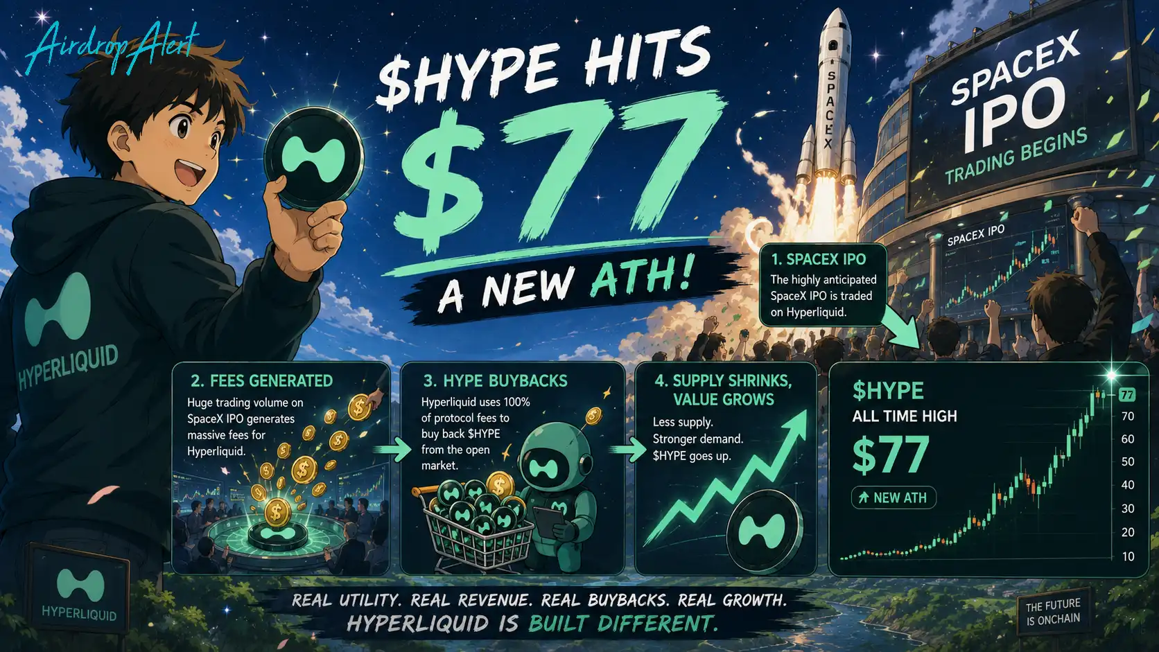 HYPE 77 and the Recent Hyperliquid Surge - Airdrop Alert 4 HYPE 77 and the Recent Hyperliquid Surge - Airdrop Alert 4