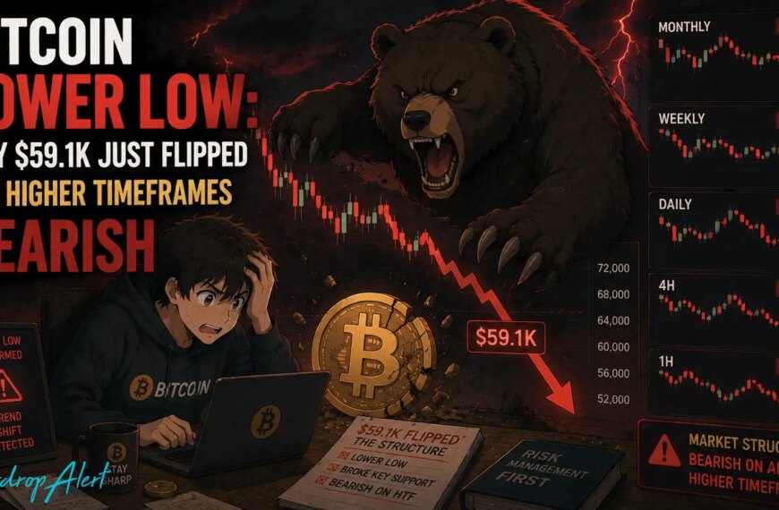 HOME 72 Bitcoin Lower Low: What It Means for Traders – Airdrop Alert