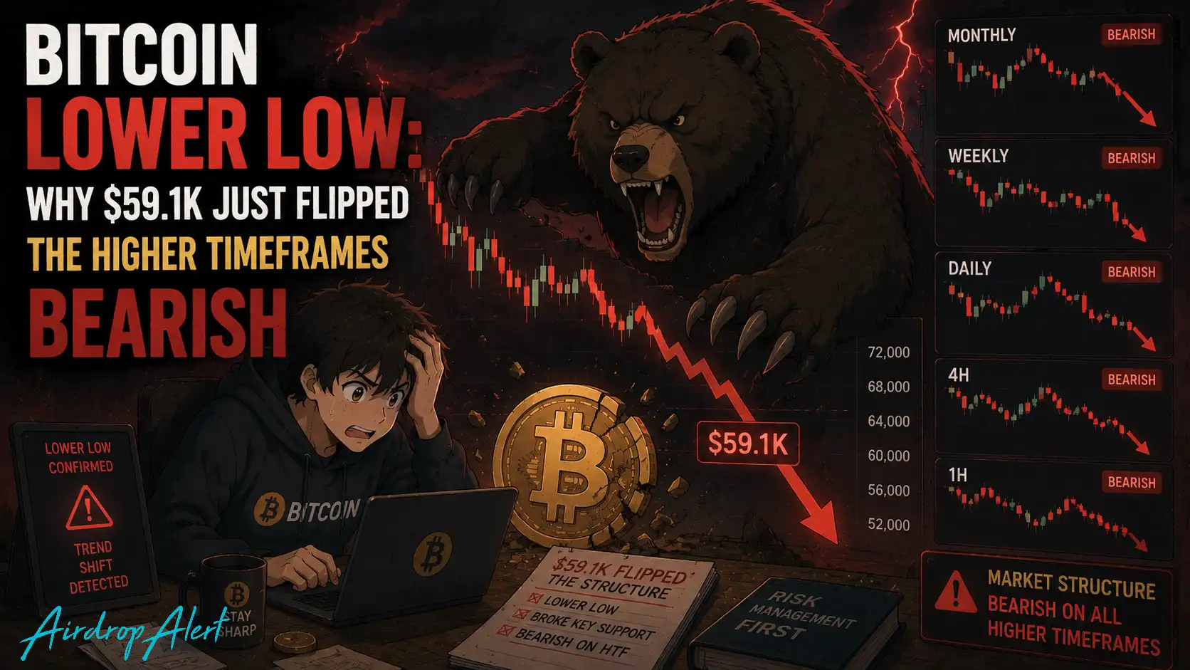 Bitcoin Lower Low: What It Means for Traders - Airdrop Alert 3 Bitcoin Lower Low: What It Means for Traders - Airdrop Alert 3
