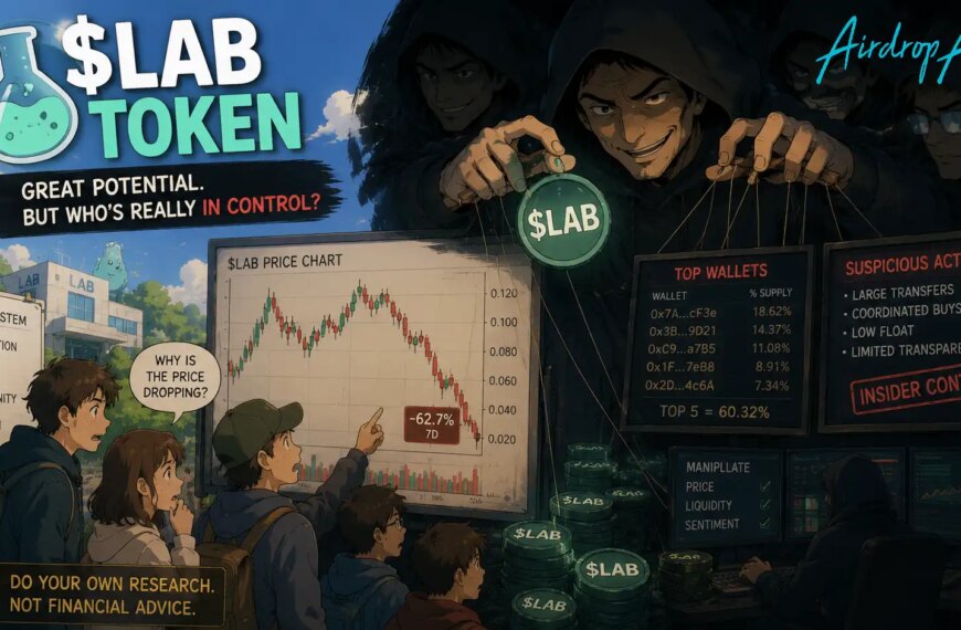 $LAB and the Truth Behind Crypto Manipulation – Airdrop Alert