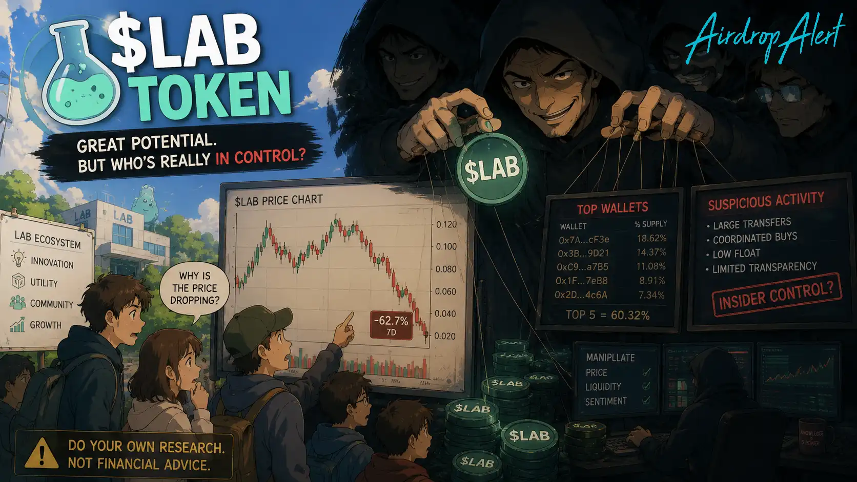 $LAB and the Truth Behind Crypto Manipulation - Airdrop Alert 5