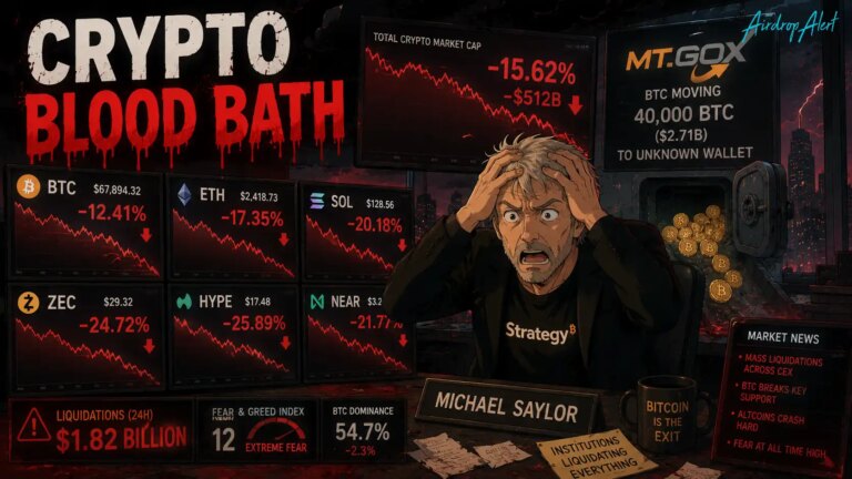 Crypto Bloodbath: A Trader's Tough Week - Airdrop Alert 15 Crypto Bloodbath: A Trader's Tough Week - Airdrop Alert 15