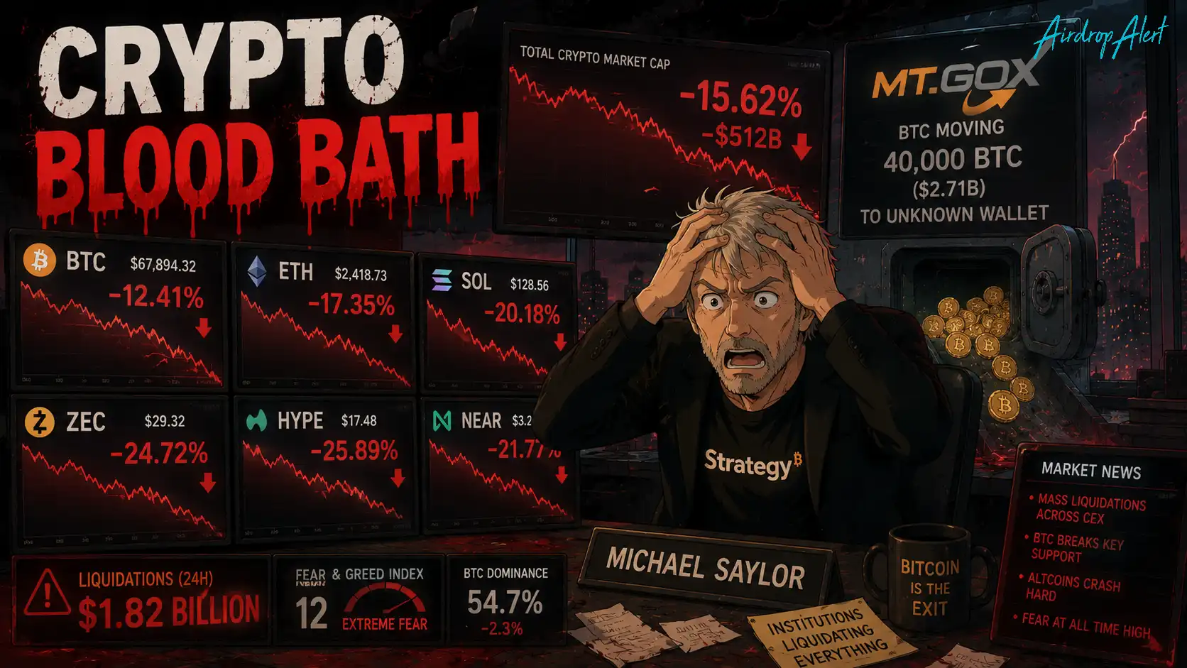 Crypto Bloodbath: A Trader's Tough Week - Airdrop Alert 4