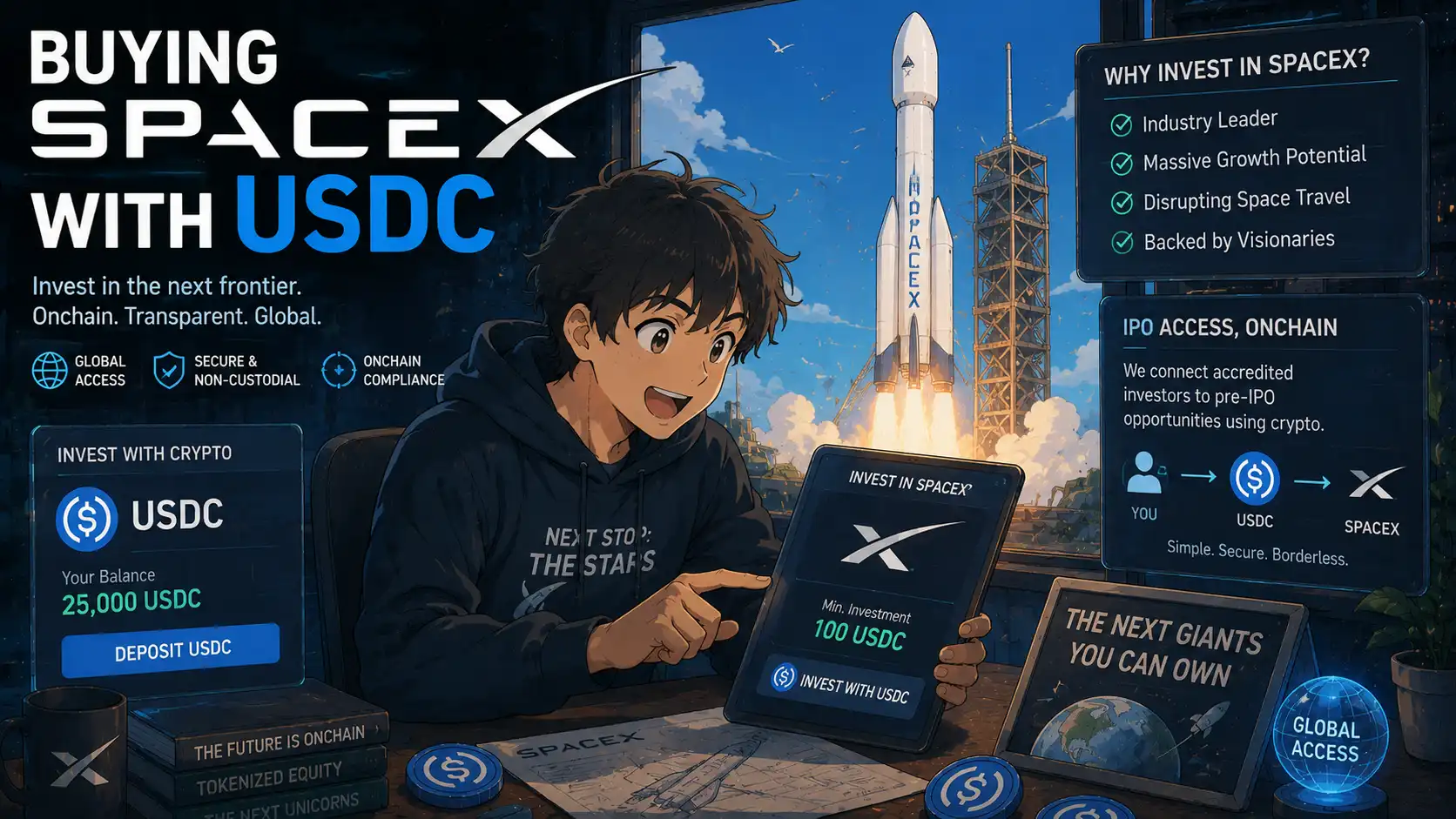 Invest in the SpaceX IPO With Crypto Today - Airdrop Alert 4 Invest in the SpaceX IPO With Crypto Today - Airdrop Alert 4