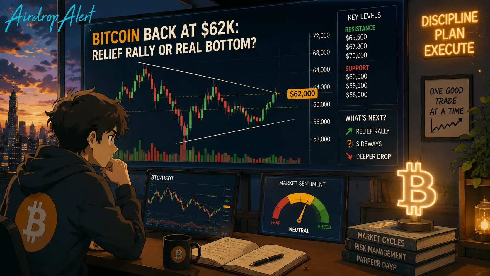 Bitcoin $62K: Analyzing the Recent... - Airdrop Alert 3 Bitcoin $62K: Analyzing the Recent... - Airdrop Alert 3